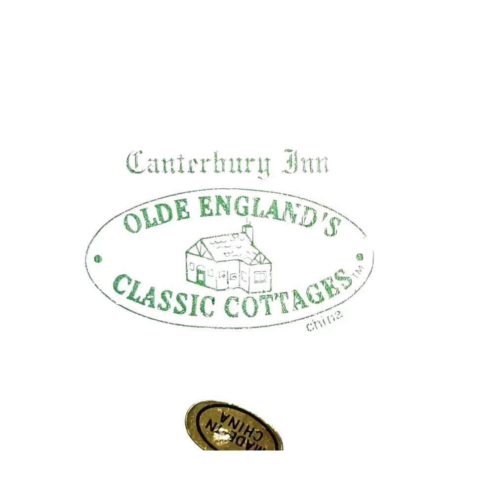 Olde England's Classic Cottages Canterbury Inn Country‎ Village Figurine Collect